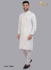 White Outluk Vol 73 New Latest Exclusive Wear Fancy Kurta Pajama Mens Collection 73010